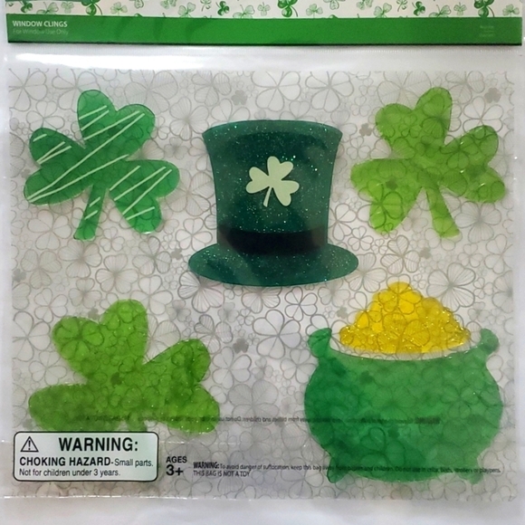 Saint Patrick's Day Themed Window Clings- 2 packs - Picture 3 of 5